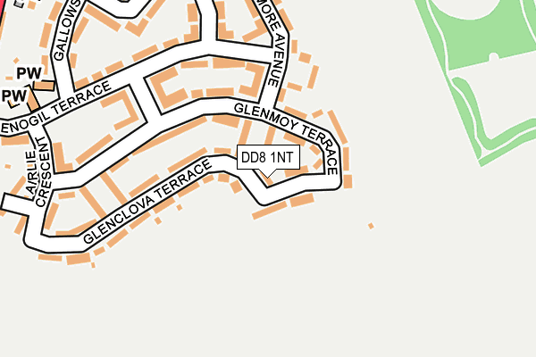 DD8 1NT map - OS OpenMap – Local (Ordnance Survey)