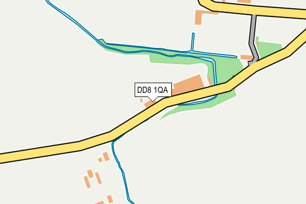 DD8 1QA map - OS OpenMap – Local (Ordnance Survey)
