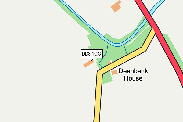 DD8 1QG map - OS OpenMap – Local (Ordnance Survey)