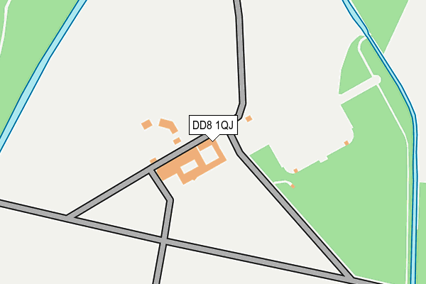 DD8 1QJ map - OS OpenMap – Local (Ordnance Survey)