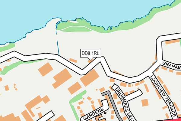 DD8 1RL map - OS OpenMap – Local (Ordnance Survey)