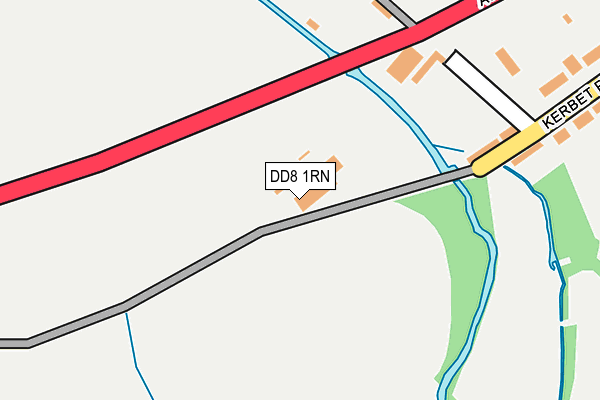 DD8 1RN map - OS OpenMap – Local (Ordnance Survey)