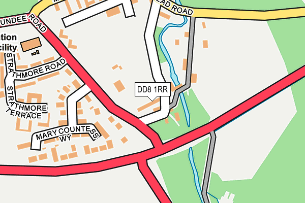 DD8 1RR map - OS OpenMap – Local (Ordnance Survey)