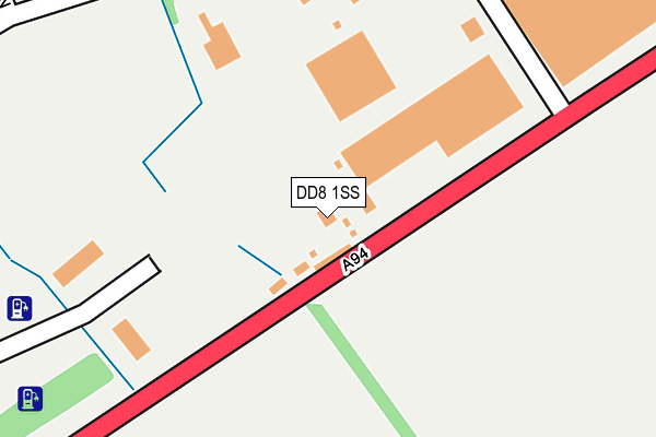 DD8 1SS map - OS OpenMap – Local (Ordnance Survey)