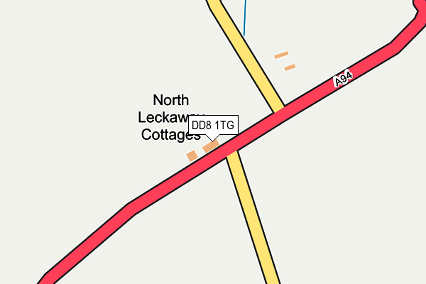 DD8 1TG map - OS OpenMap – Local (Ordnance Survey)