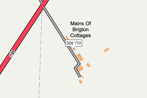 DD8 1TH map - OS OpenMap – Local (Ordnance Survey)