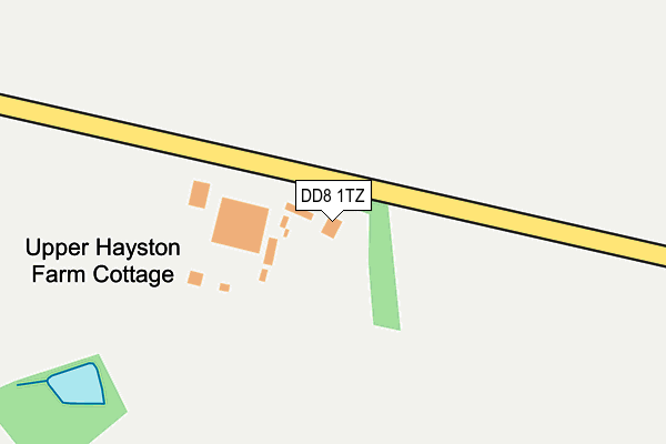 DD8 1TZ map - OS OpenMap – Local (Ordnance Survey)