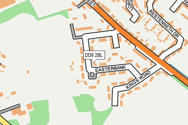 DD8 2BL map - OS OpenMap – Local (Ordnance Survey)