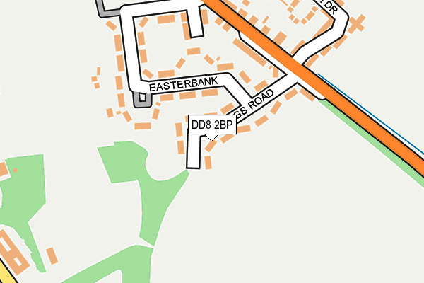 DD8 2BP map - OS OpenMap – Local (Ordnance Survey)