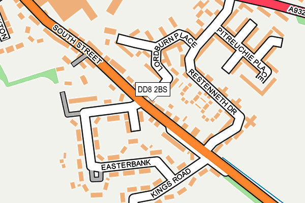 DD8 2BS map - OS OpenMap – Local (Ordnance Survey)