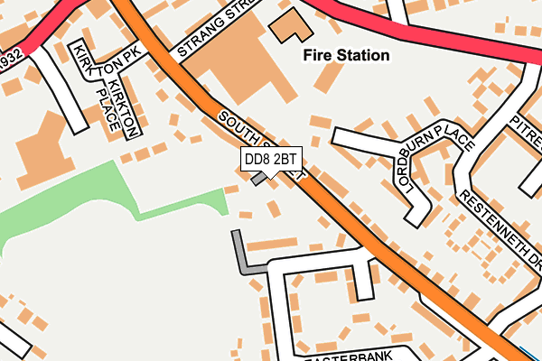 DD8 2BT map - OS OpenMap – Local (Ordnance Survey)