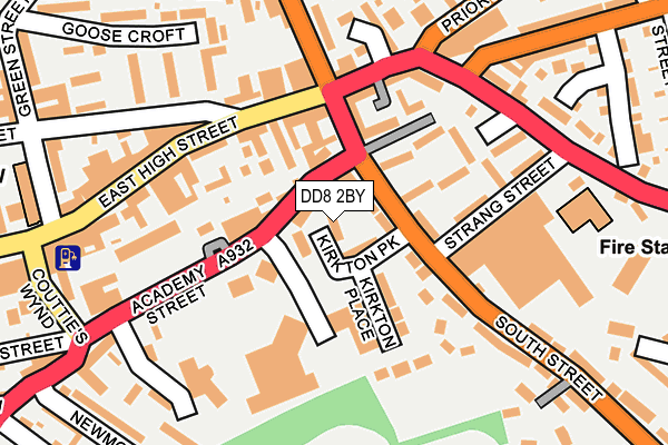 DD8 2BY map - OS OpenMap – Local (Ordnance Survey)