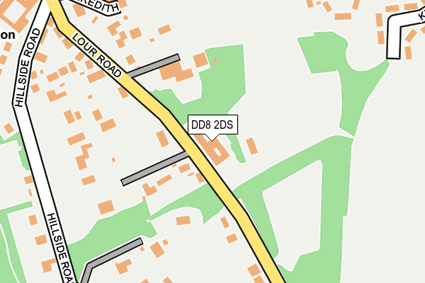 DD8 2DS map - OS OpenMap – Local (Ordnance Survey)