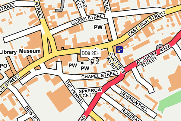 DD8 2EH map - OS OpenMap – Local (Ordnance Survey)