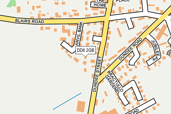 DD8 2GB map - OS OpenMap – Local (Ordnance Survey)
