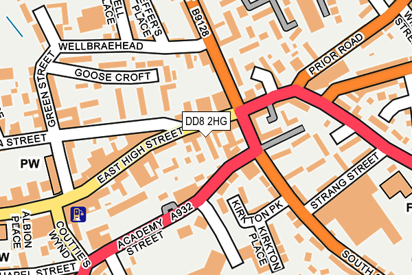 DD8 2HG map - OS OpenMap – Local (Ordnance Survey)