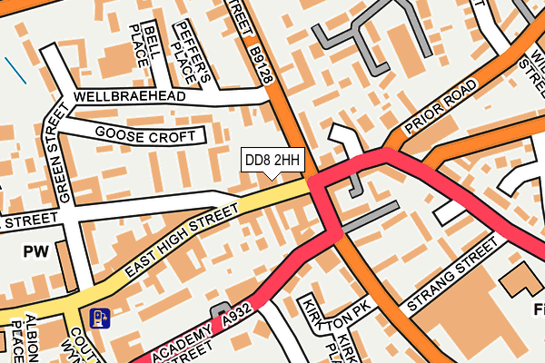 DD8 2HH map - OS OpenMap – Local (Ordnance Survey)