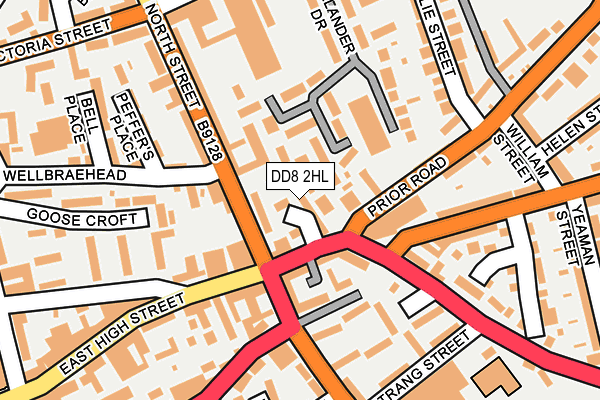 DD8 2HL map - OS OpenMap – Local (Ordnance Survey)