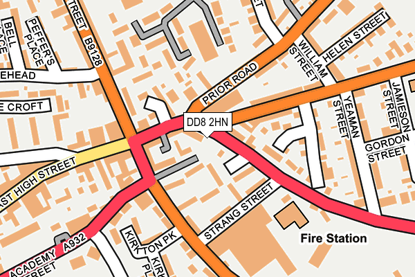 DD8 2HN map - OS OpenMap – Local (Ordnance Survey)