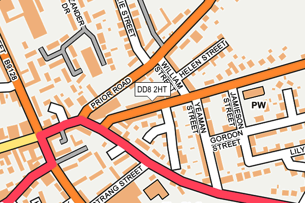 DD8 2HT map - OS OpenMap – Local (Ordnance Survey)