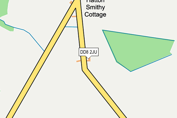 DD8 2JU map - OS OpenMap – Local (Ordnance Survey)