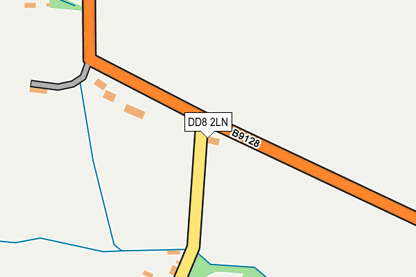 DD8 2LN map - OS OpenMap – Local (Ordnance Survey)