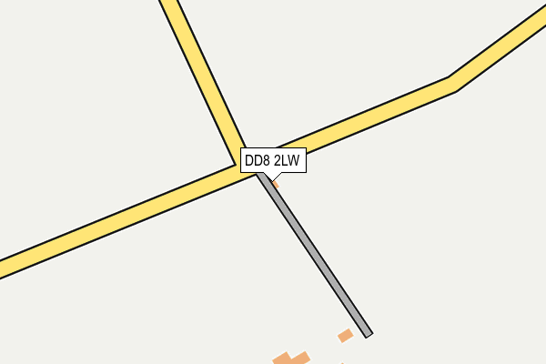 DD8 2LW map - OS OpenMap – Local (Ordnance Survey)