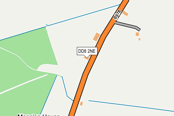 DD8 2NE map - OS OpenMap – Local (Ordnance Survey)