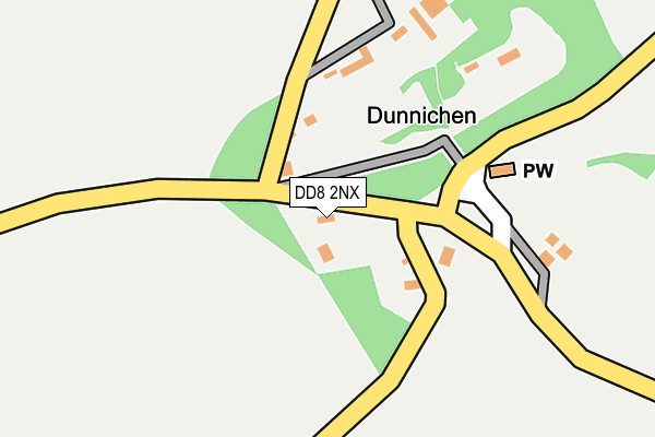 DD8 2NX map - OS OpenMap – Local (Ordnance Survey)