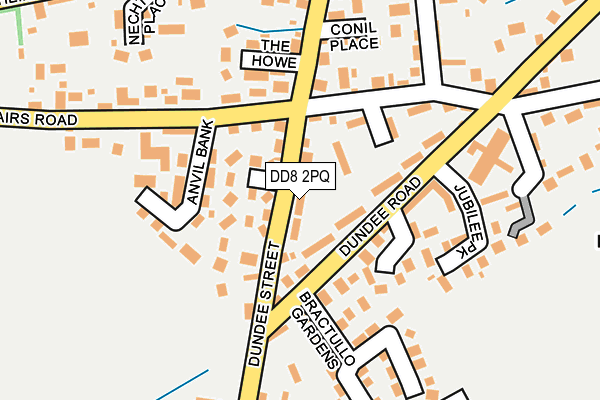 DD8 2PQ map - OS OpenMap – Local (Ordnance Survey)
