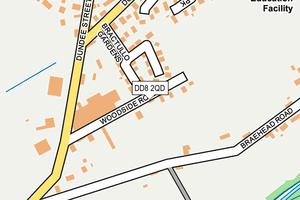 DD8 2QD map - OS OpenMap – Local (Ordnance Survey)