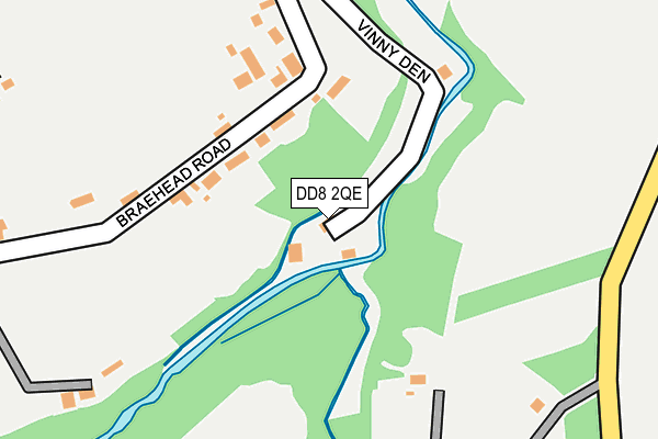 DD8 2QE map - OS OpenMap – Local (Ordnance Survey)