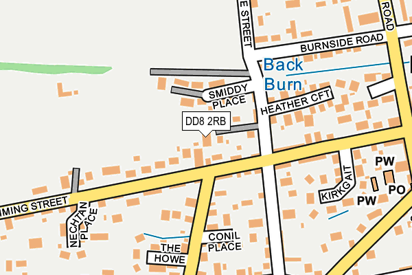DD8 2RB map - OS OpenMap – Local (Ordnance Survey)