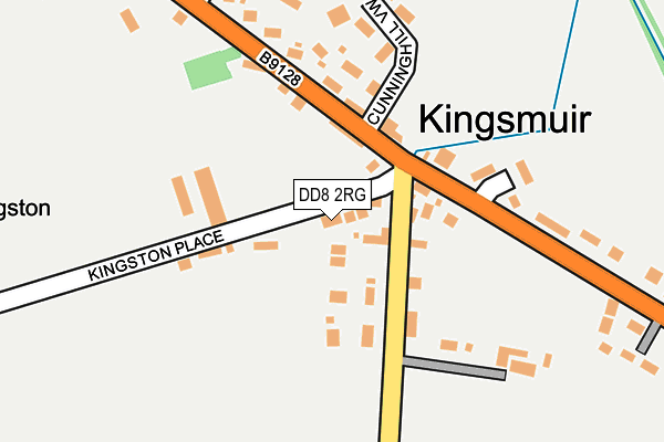 DD8 2RG map - OS OpenMap – Local (Ordnance Survey)