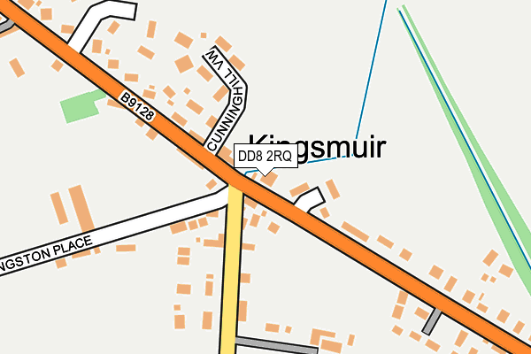 DD8 2RQ map - OS OpenMap – Local (Ordnance Survey)