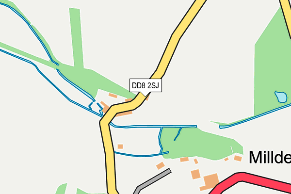 DD8 2SJ map - OS OpenMap – Local (Ordnance Survey)