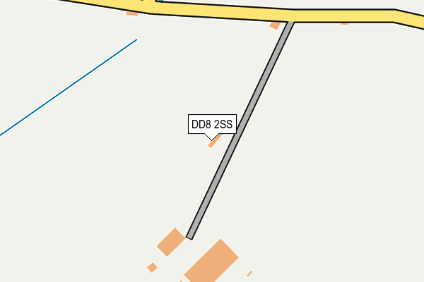 DD8 2SS map - OS OpenMap – Local (Ordnance Survey)
