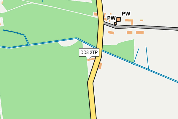 DD8 2TP map - OS OpenMap – Local (Ordnance Survey)
