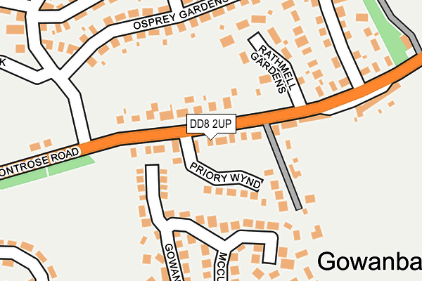 DD8 2UP map - OS OpenMap – Local (Ordnance Survey)