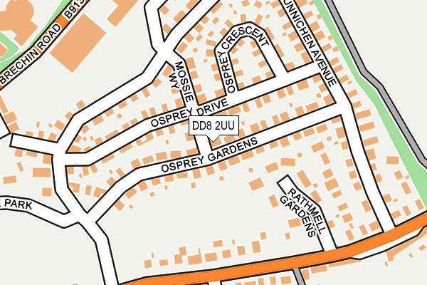 DD8 2UU map - OS OpenMap – Local (Ordnance Survey)