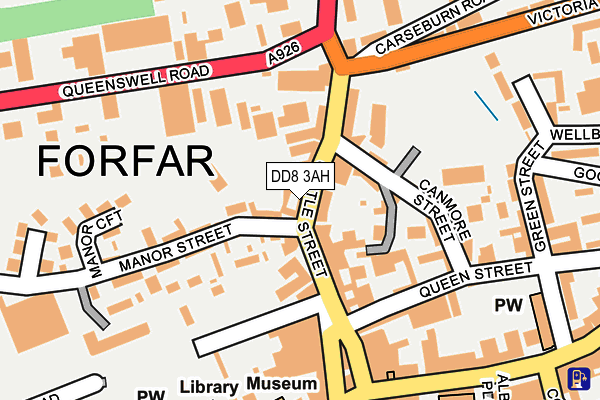 DD8 3AH map - OS OpenMap – Local (Ordnance Survey)