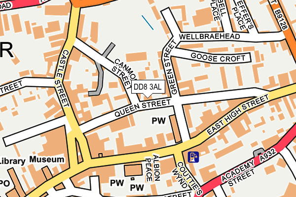 DD8 3AL map - OS OpenMap – Local (Ordnance Survey)