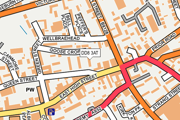 DD8 3AT map - OS OpenMap – Local (Ordnance Survey)