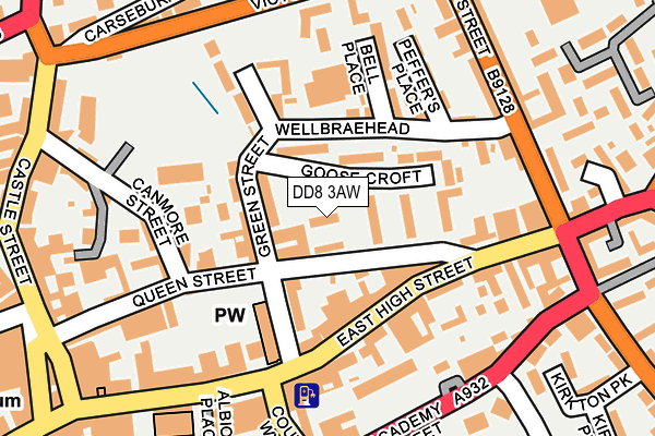 DD8 3AW map - OS OpenMap – Local (Ordnance Survey)