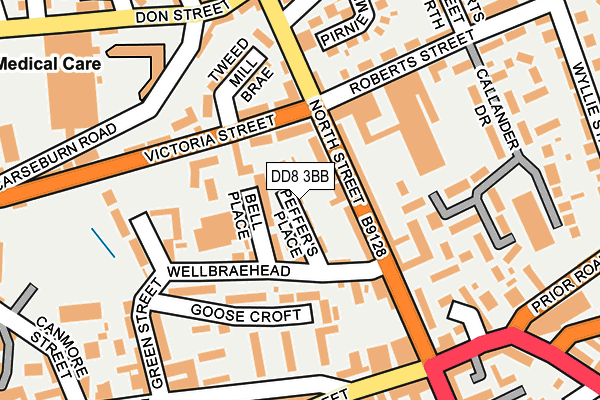 DD8 3BB map - OS OpenMap – Local (Ordnance Survey)