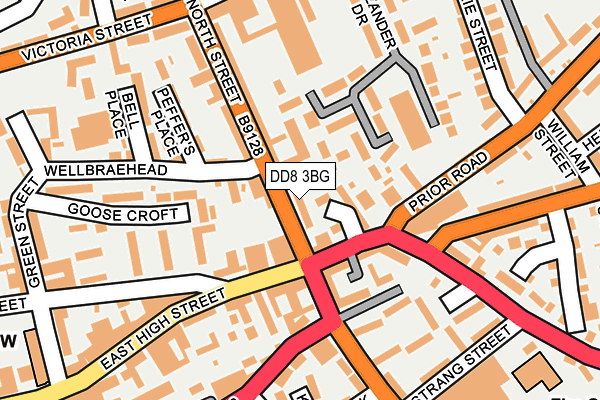 DD8 3BG map - OS OpenMap – Local (Ordnance Survey)