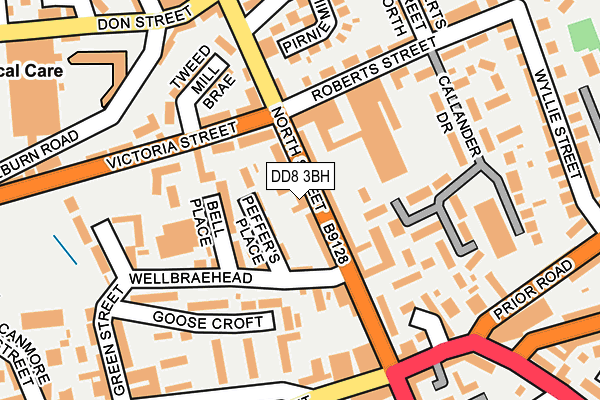 DD8 3BH map - OS OpenMap – Local (Ordnance Survey)