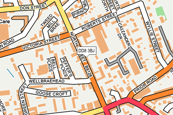 DD8 3BJ map - OS OpenMap – Local (Ordnance Survey)