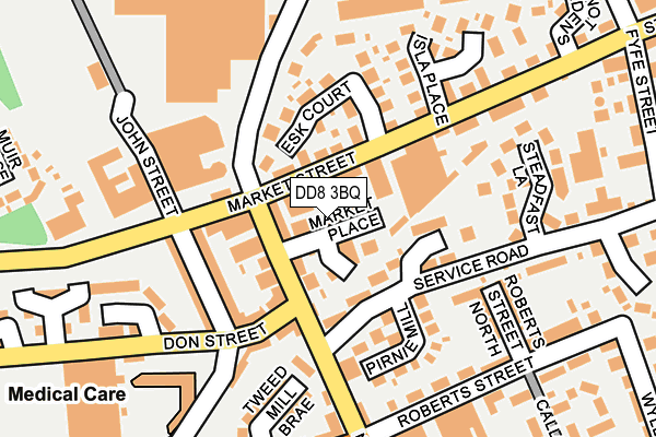 DD8 3BQ map - OS OpenMap – Local (Ordnance Survey)