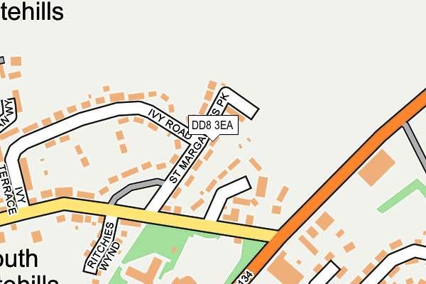 DD8 3EA map - OS OpenMap – Local (Ordnance Survey)